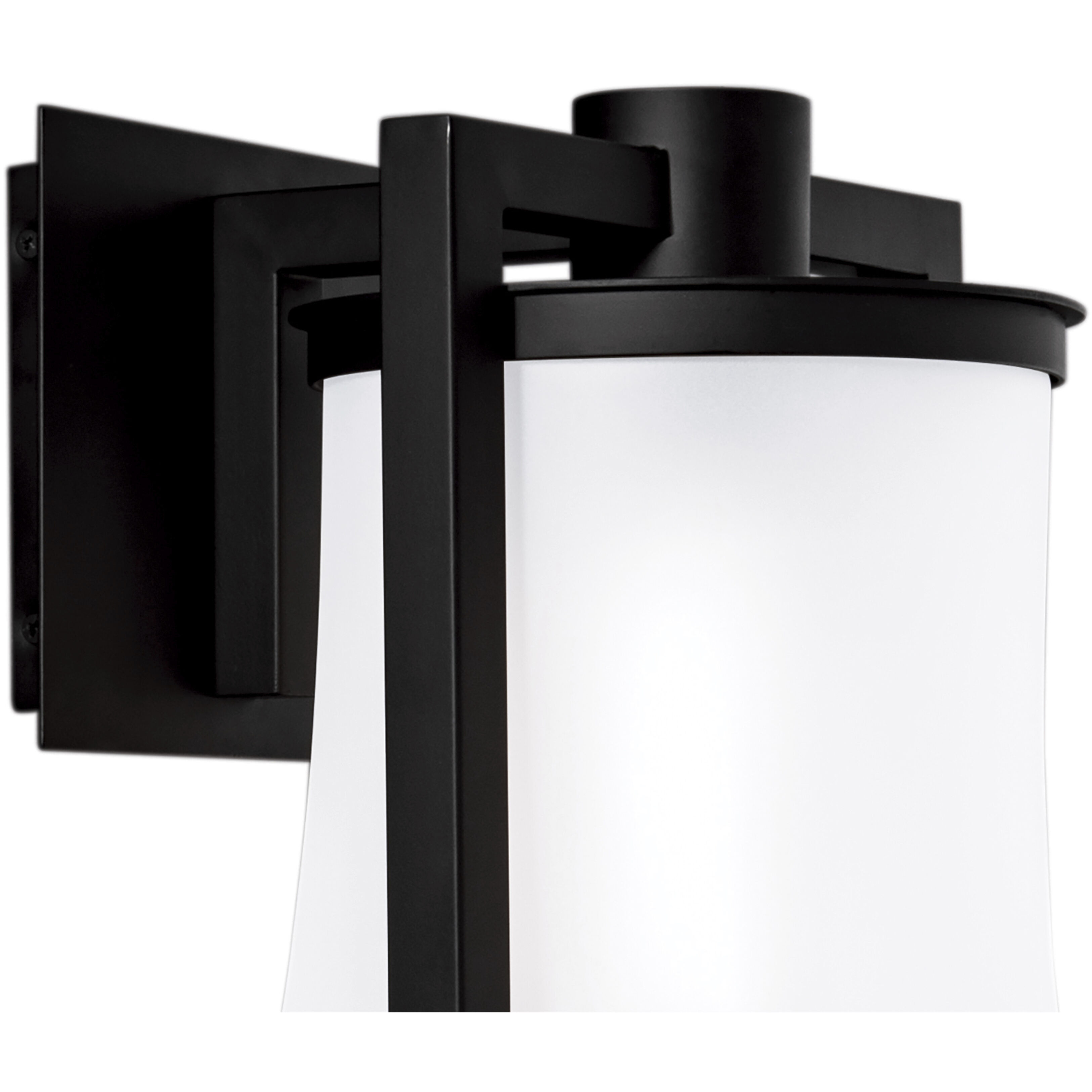 Drape 1 Light 16.5 inch Matte Black Outdoor Wall Sconce