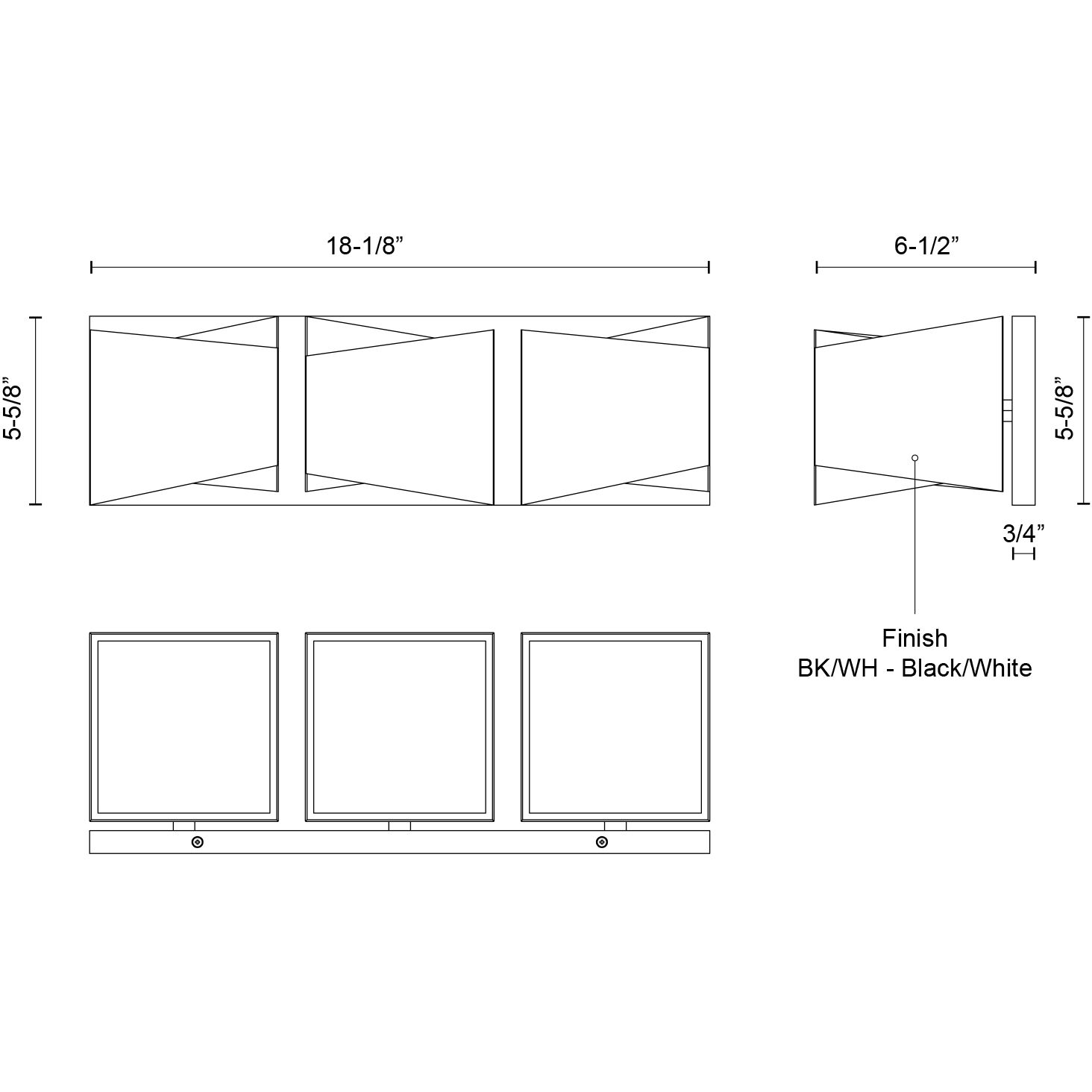 Cubix Vanity Light Wall Light