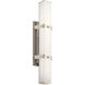Bisou LED 22 inch Polished Nickel Linear Bath Medium Wall Light, Medium