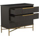 Riggs Sesame Black and Stained Brass Chest