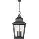 Raphael 5 Light 18 inch Sand Black Outdoor Chain Mount Ceiling Fixture in Soft Sand Black