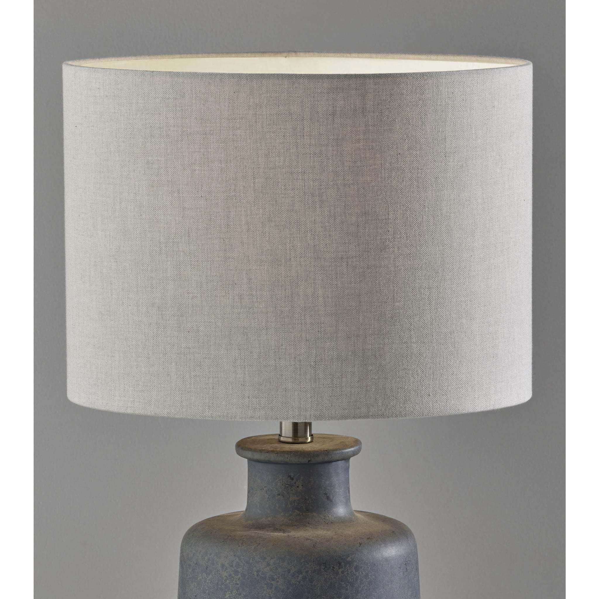 Skylar 24.5 inch 100.00 watt Weathered Grey Ceramic Table Lamp Portable Light