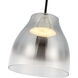 Trinity Pendant Ceiling Light in Smoked Glass