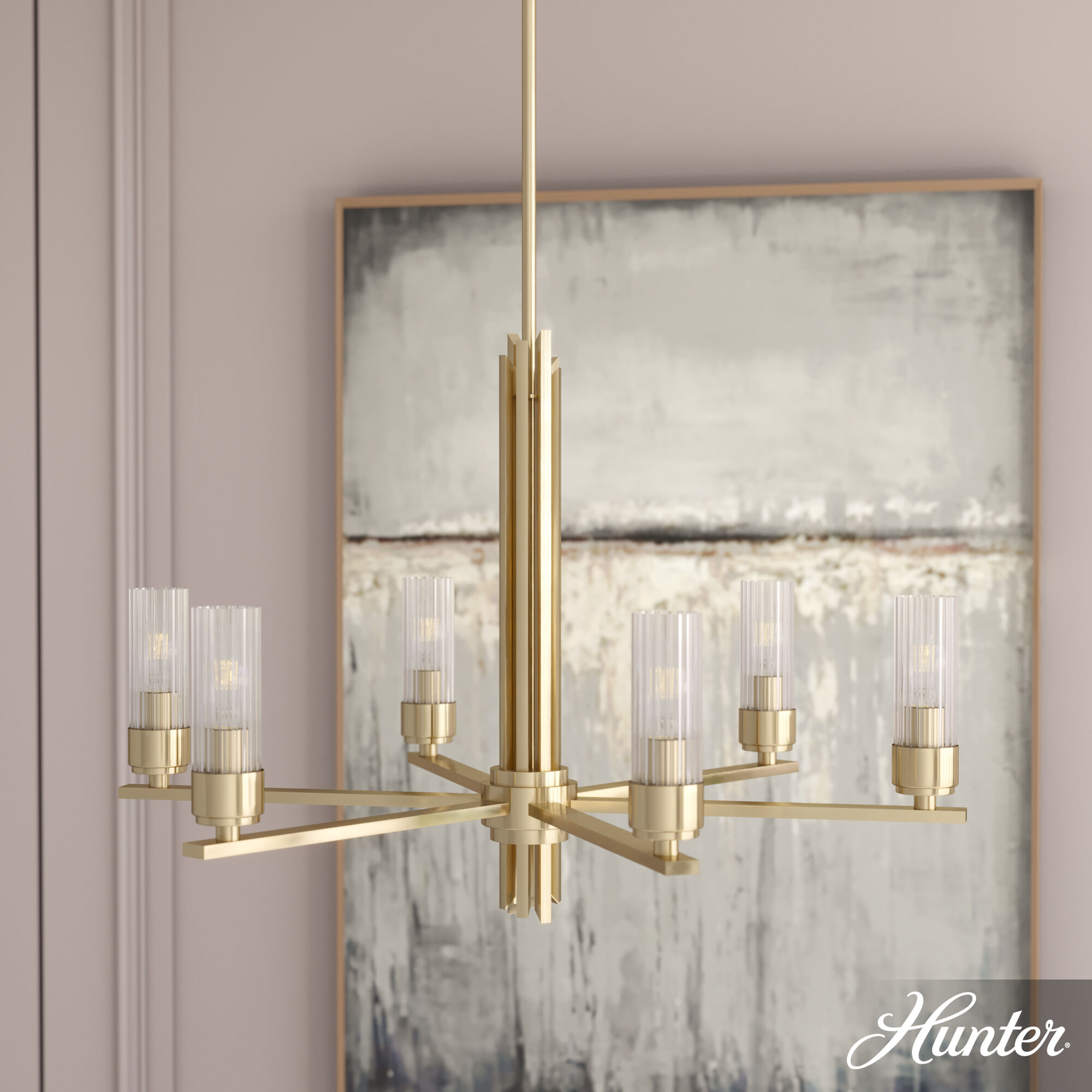 Gatz 6 Light 28 inch Alturas Gold Chandelier Ceiling Light