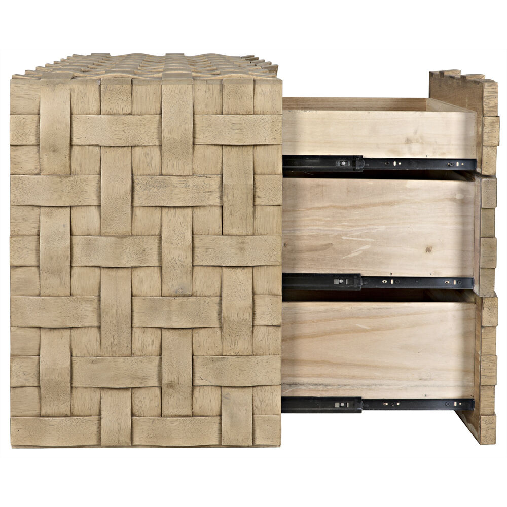 Weave 72.5 X 23 inch Bleached Walnut Sideboard