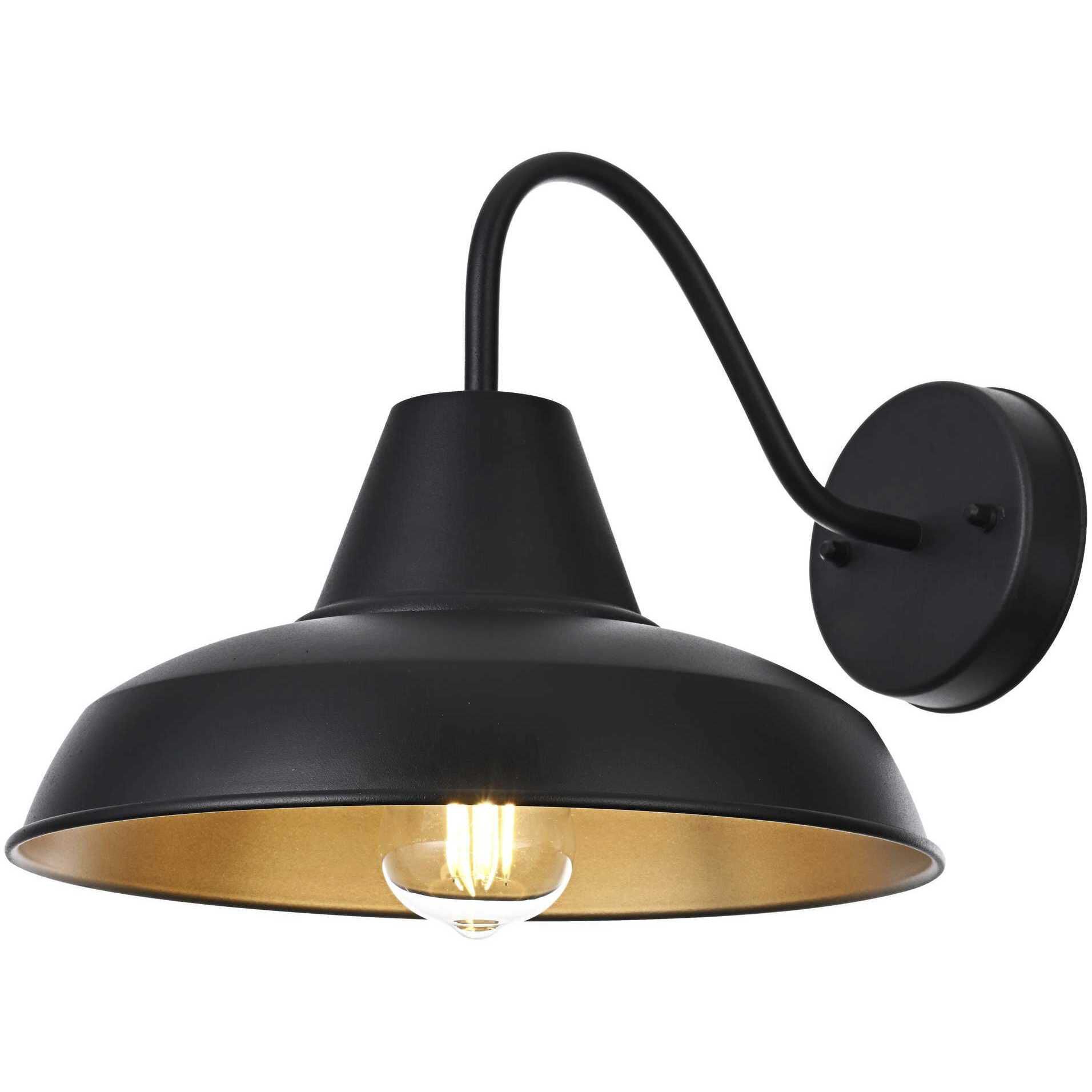 Tinsley 1 Light 10 inch Black Outdoor Wall Sconce