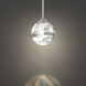 Beyond Quest LED 7.13 inch Brushed Nickel Pendant Ceiling Light, Beyond
