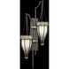 Mirage 2 Light 17.25 inch Black Sconce Wall Light
