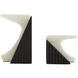 Jordono 6 inch Ivory Bookends, Set of 2