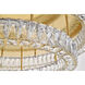 Monroe LED 34 inch Gold Chandelier Ceiling Light