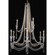 Barcelona 9 Light 34.5 inch Transcend Silver Chandelier Ceiling Light