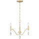 Aureline 3 Light 17.25 inch Aged Silver Chandelier Ceiling Light