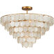Bon Vivant 5 Light 30.25 inch Contemporary Gold Chandelier Ceiling Light