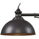 Farmhouse 2 Light 44 inch Oil Rubbed Bronze Linear Chandelier Ceiling Light