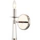 Baxter Sconce Wall Light in Polished Nickel