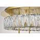 Monroe 17.7 inch Gold Flush Mount Ceiling Light