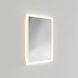 Ascot 36 X 24 inch Mirror Glass Bathroom Illuminated Mirror