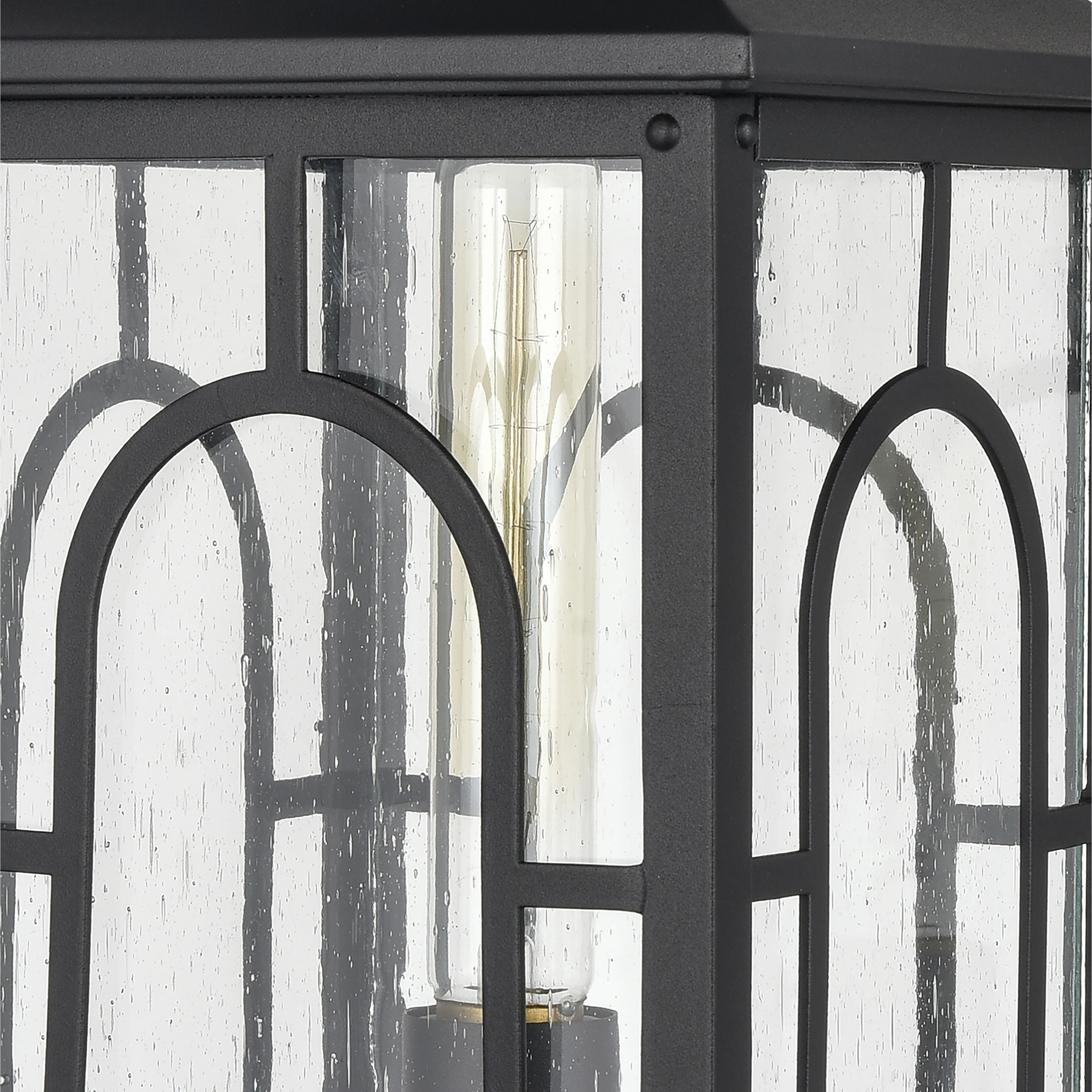 Triumph 1 Light 19.75 inch Textured Black Outdoor Post Light