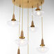 Stockport 7 Light 26.25 inch Brushed Brass Pendant Ceiling Light