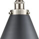 Edison Appalachian LED 8 inch Brushed Satin Nickel Mini Pendant Ceiling Light