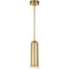 Mick De Giulio Tala LED 5 inch Hand-Rubbed Antique Brass Pendant Ceiling Light