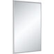 Dapia 36 X 24 inch Nickel Wall Mirror