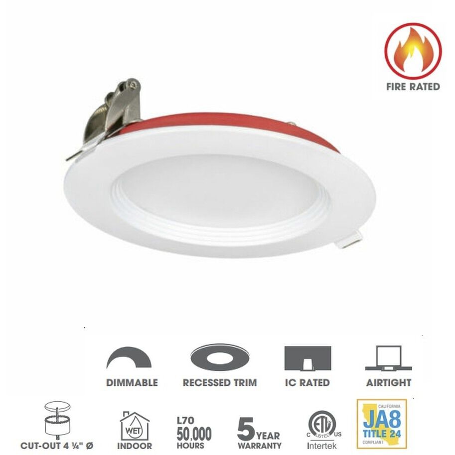 RLF White Canless Recessed Light