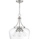 Octave 3 Light 15 inch Satin Nickel Pendant Ceiling Light, Essentials