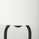 Sarah 22.2 inch Black and White Table Lamp Portable Light