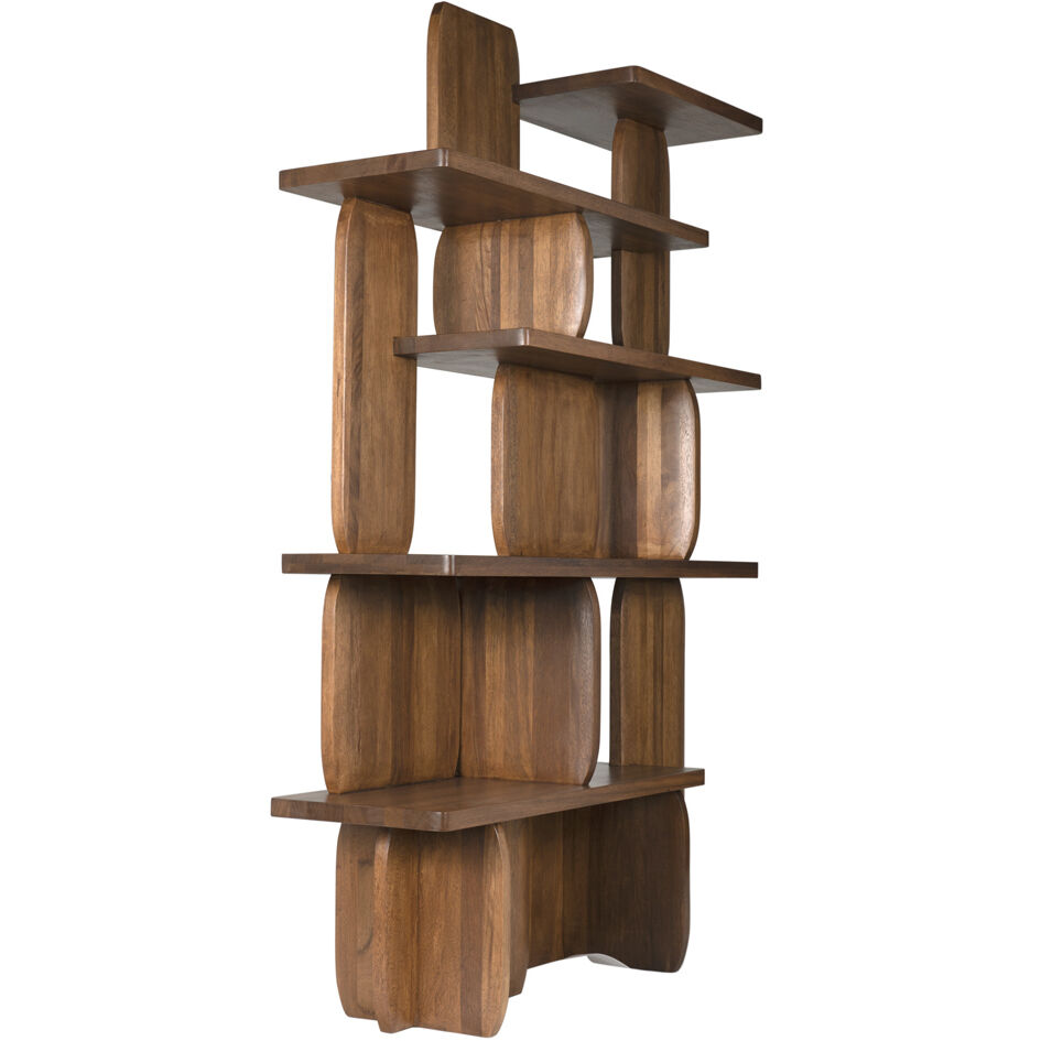 Kilimanjaro Dark Walnut Bookcase