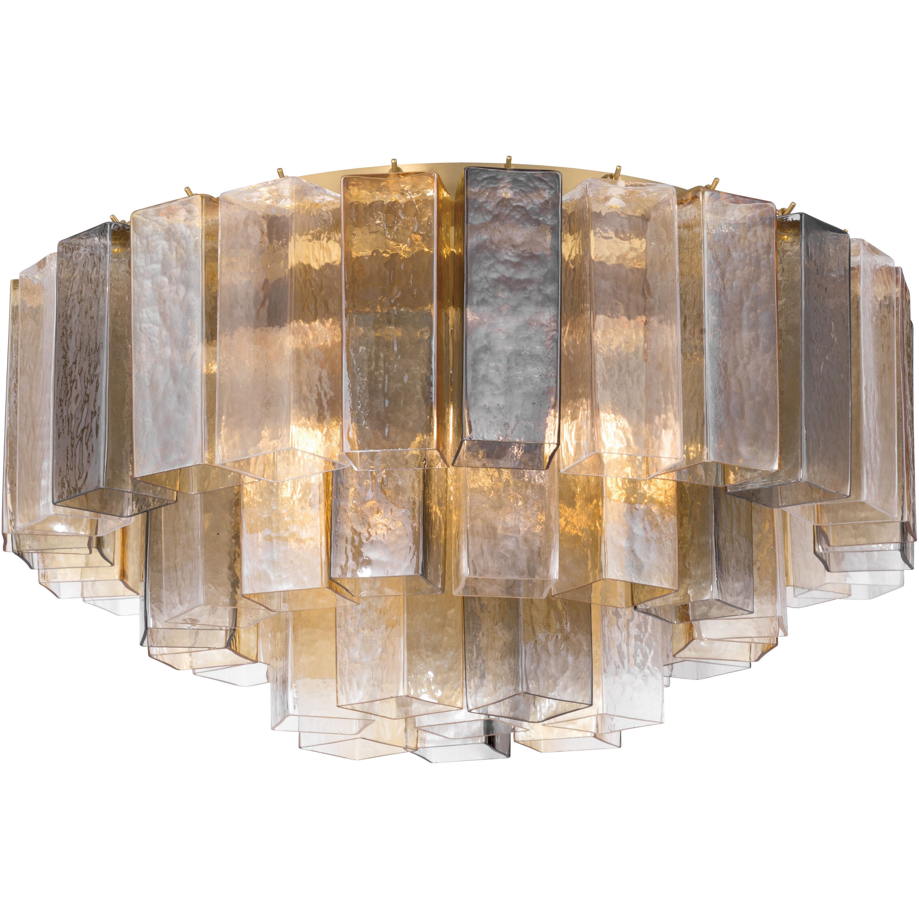 Torvento 7 Light 28.00 inch Flush Mount