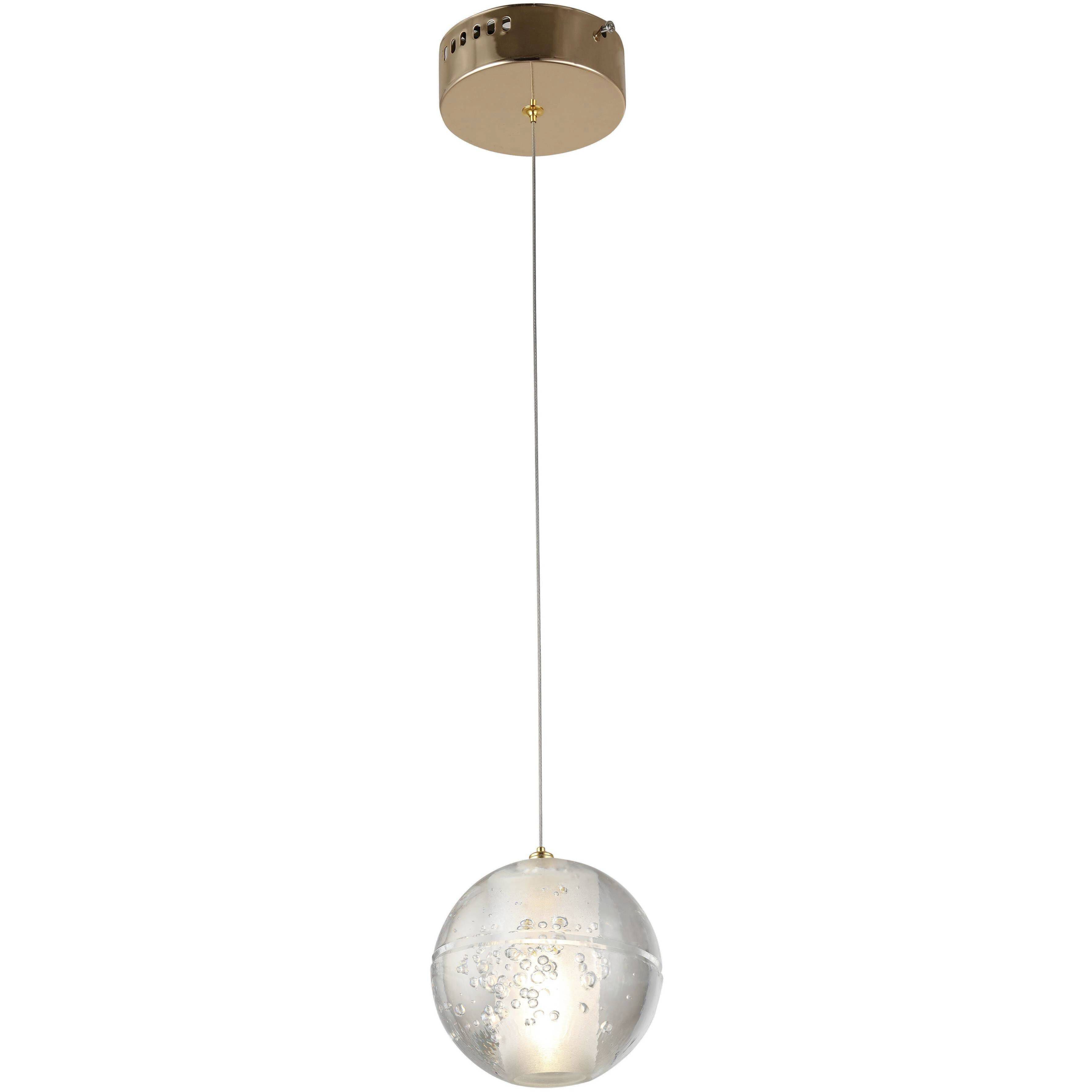 Canada LED 4.7 inch Gold Pendant Ceiling Light