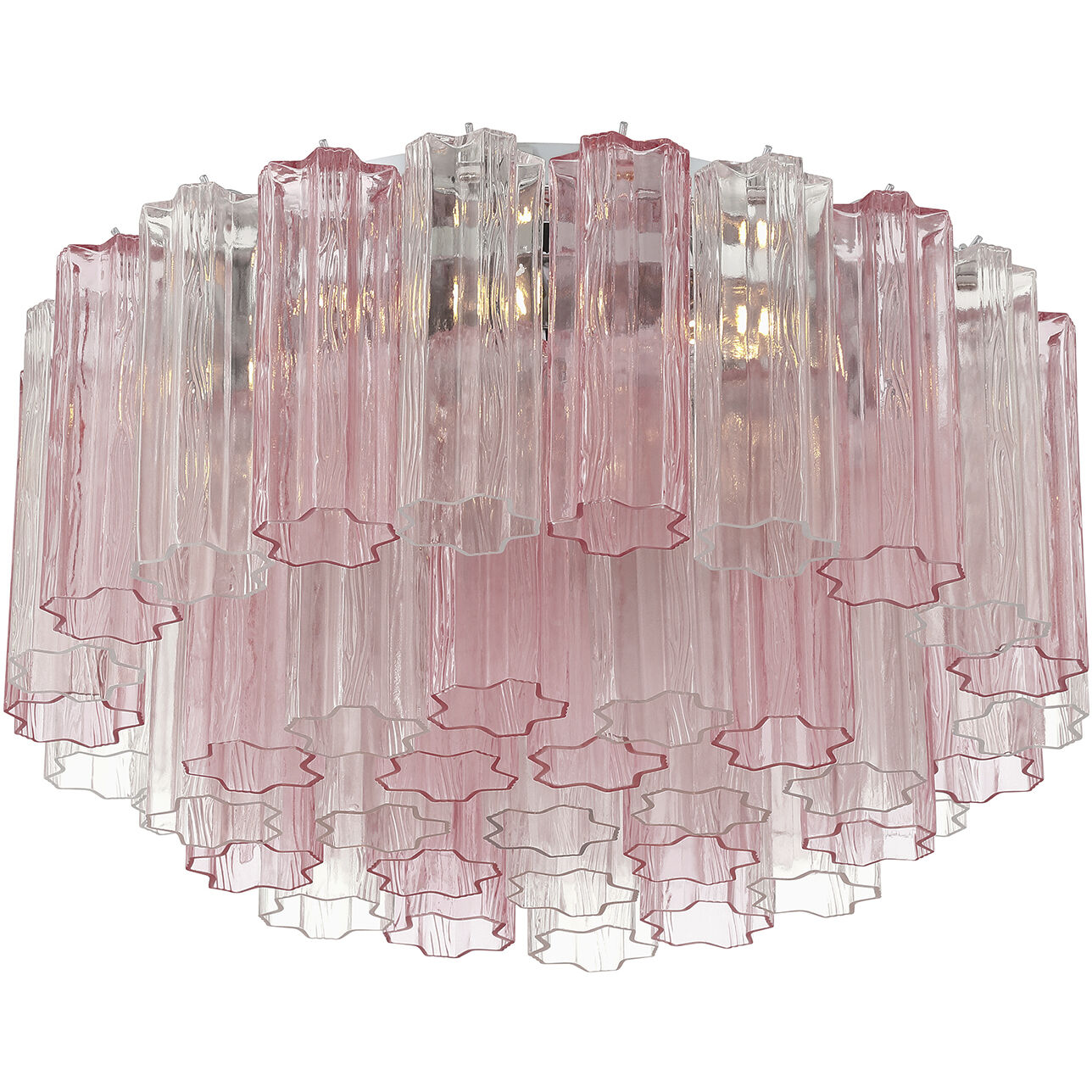 Addis 7 Light 22.25 inch Polished Chrome Flush Ceiling Light in Spring