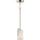 Dart 1 Light 4 inch Satin Nickel Mini Pendant Ceiling Light