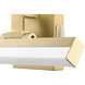 Liam LED 13 inch Modern Gold Vanity Wall Light