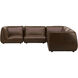 Zeppelin Brown Modular Sectional, Classic L