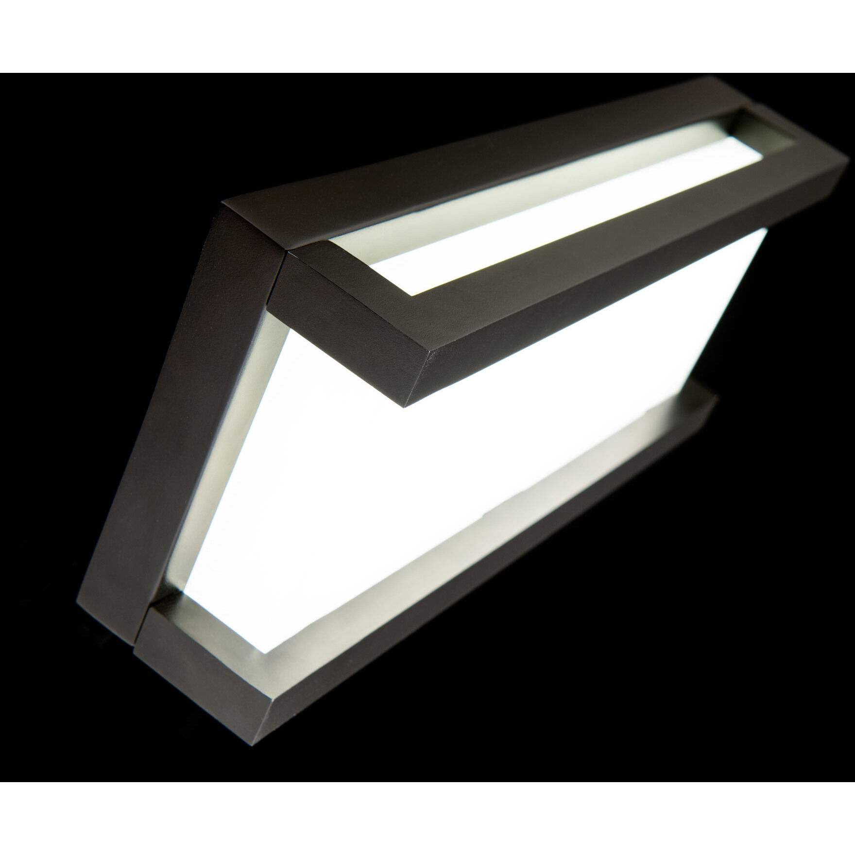 Axel LED 14 inch Black Outdoor Wall Light, dweLED