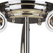 Rea 3 Light 15.25 inch Chrome Semi Flush Mount Ceiling Light