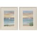 Serene Waters Blue and Green and Yellow and Beige Framed Art, Propac