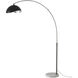 Luna Bella 92 inch 14 watt Black Nickel and White Arc Floor Lamp Portable Light
