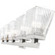 Astor 5 Light 36 inch Brushed Nickel Vanity Wall Light