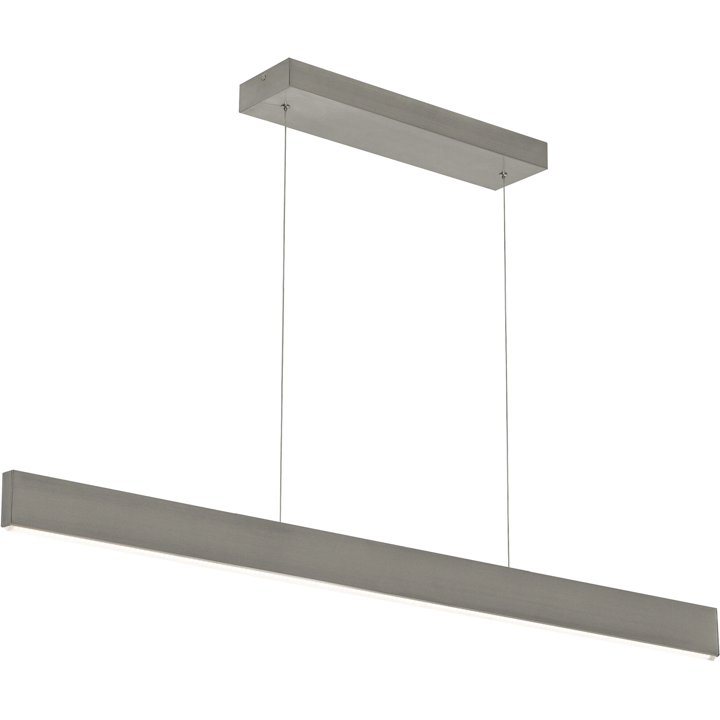 Stealth LED 0.63 inch Satin Nickel Linear Pendant Ceiling Light