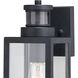Lombard Textured Black Outdoor Motion Sensor
