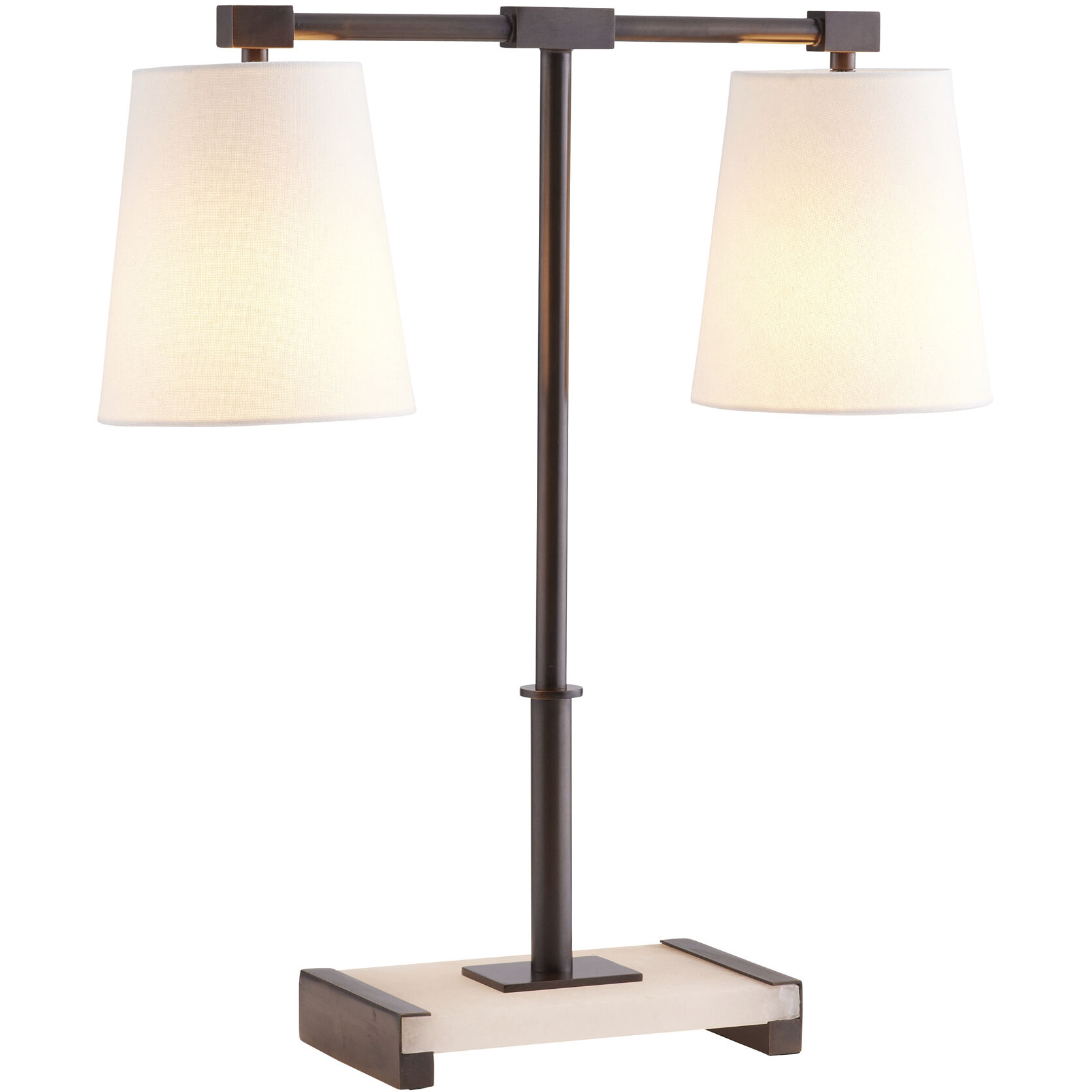 Messina 24 inch 60 watt Bronze Lamp Portable Light
