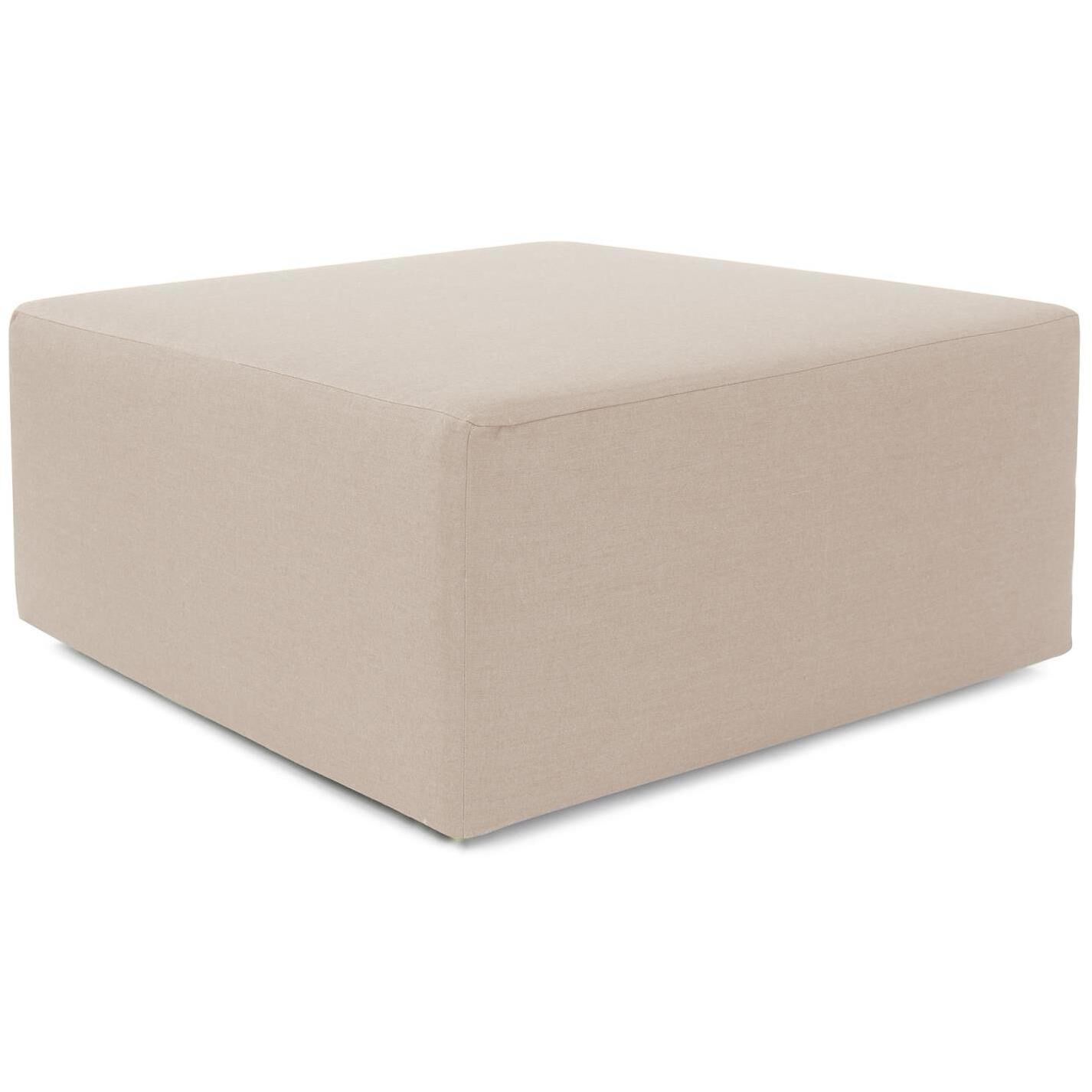 Universal 17 inch Sand Outdoor Ottoman, 36in Square, The Seascape Collection