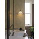 Conic 1 Light 9.33 inch Polished Chrome Bathroom Wall Light