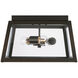 Leighton 3 Light 15 inch Oiled Bronze Outdoor Flush Mount