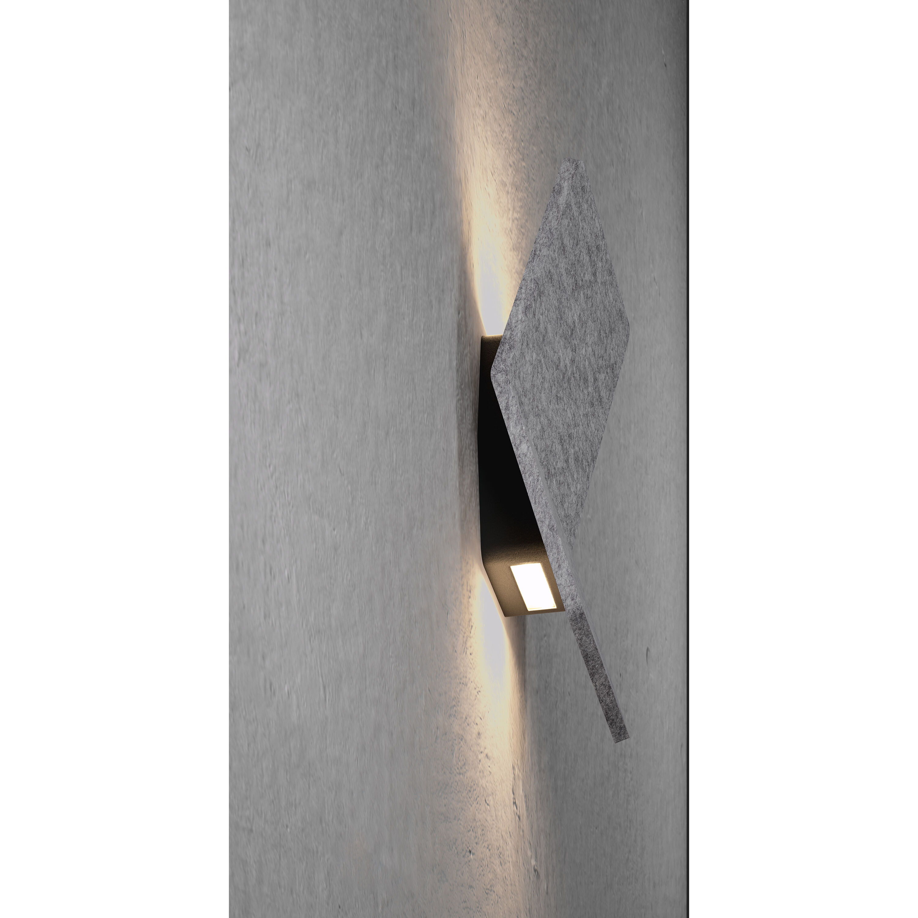 Hush LED 9.1 inch Light Grey ADA Acoustic Wall Sconce Wall Light in 10.6 in