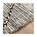 Zanafi 120 X 96 inch Black/Cream Handmade Rug in 8 x 10