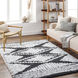 Urban Shag 114 X 79 inch Black Rug, Rectangle